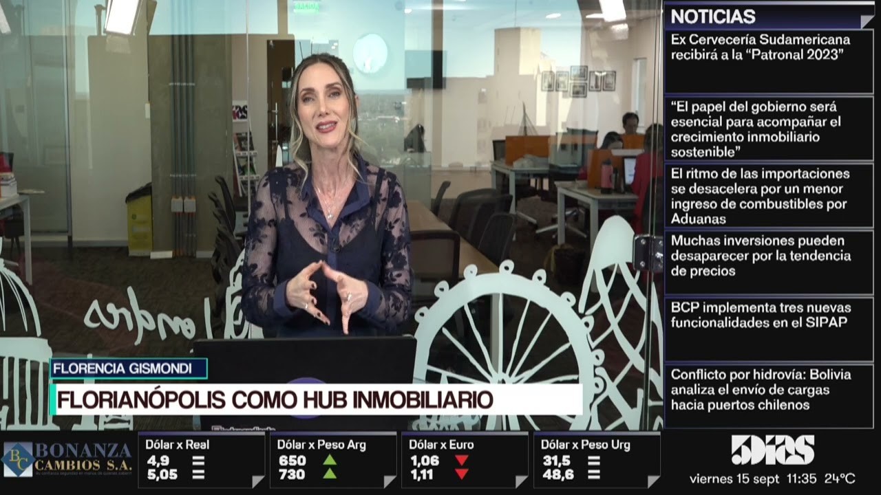CYNTHIA RADICH | FLORIANÓPOLIS COMO HUB INMOBILIARIO | REAL ESTATE | 5díasTV