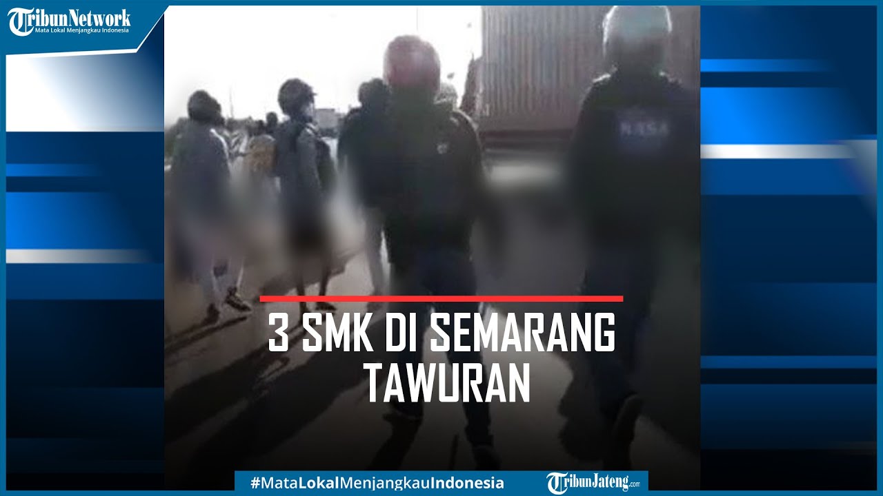 3 SMK di Semarang Tawuran, 2 Pelajar Kena Luka di Punggung