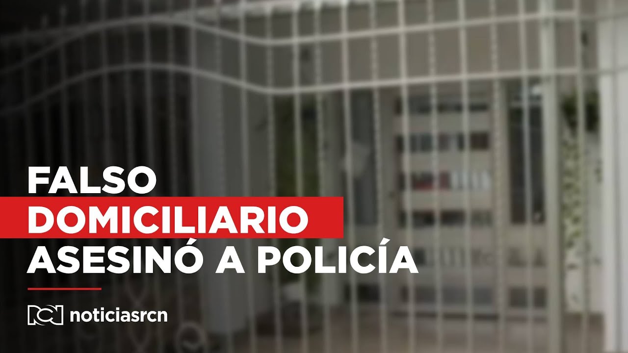 En video: falso domiciliario asesinó a subintendente de la Policía Nacional