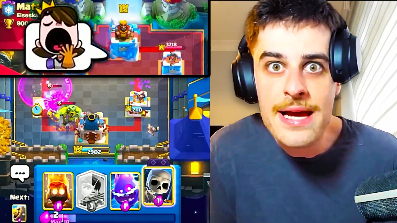 This is what 10,000 hours of Clash Royale does to a man