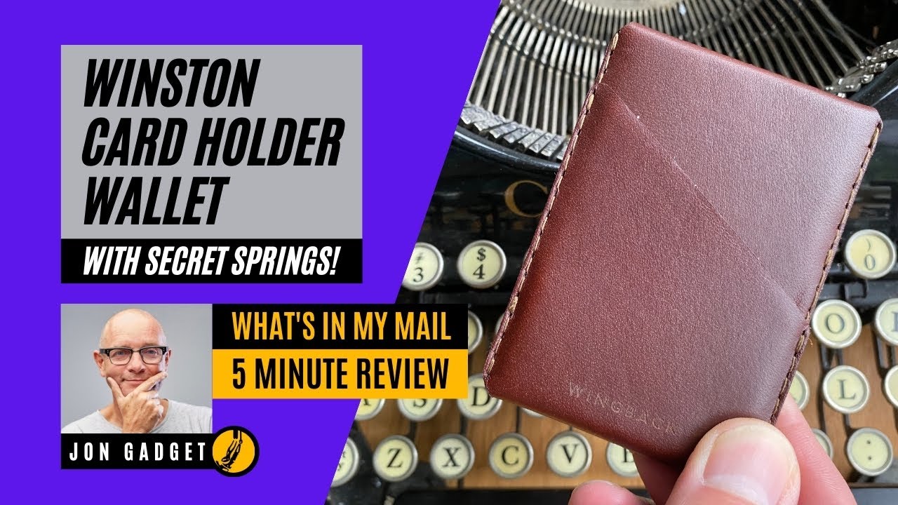 Wingback Minimalist Card Wallet - 5 minute review