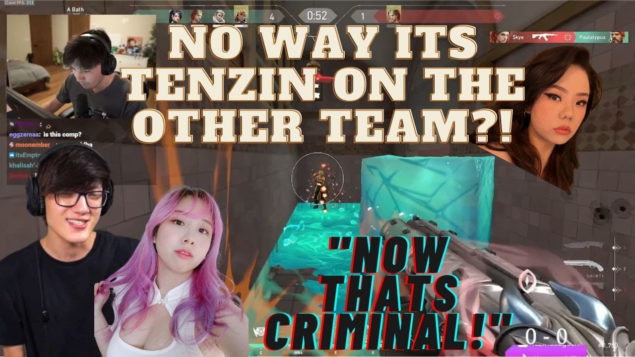 Masayoshi iiTzTimmy & Starsmitten Stomps Down Tenzin's Squad on a Random Valorant Ranked Queu