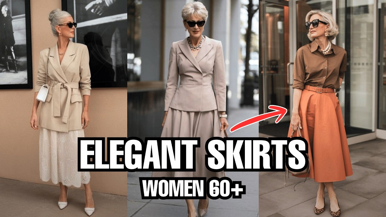 Wear these 10 skirts — to INSTANTLY look more elegant! Elegance over 60