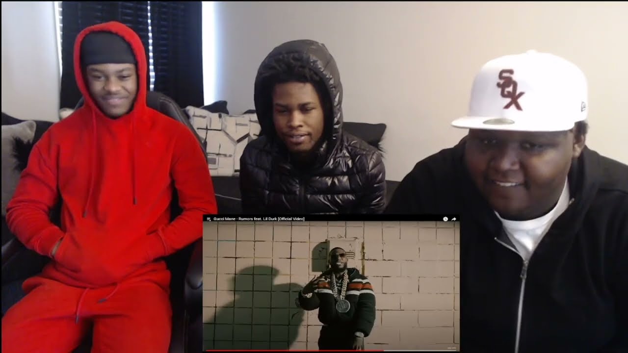 This MF Slide🔥🔥‼️‼️ Gucci Mane - Rumors feat. Lil Durk [Official Video] (reaction)