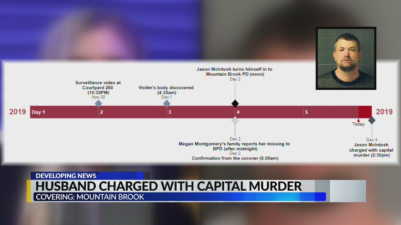 Jason McIntosh charged with capital murder in wife's death
