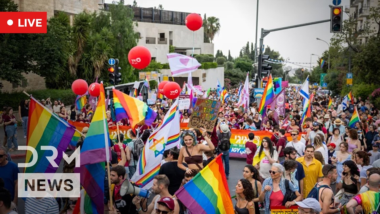 LIVE: Jerusalem Gay Pride Parade Concludes at Israel's Knesset Parliament | AC1G