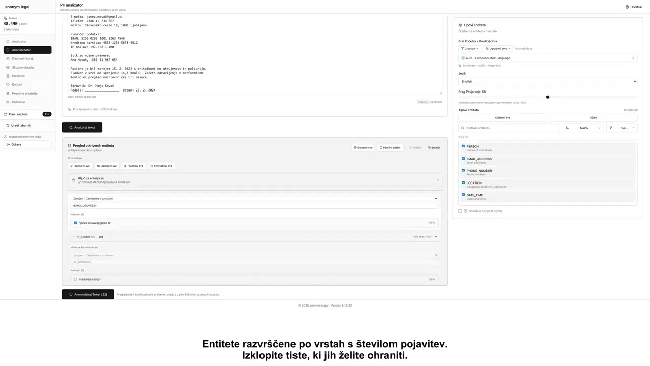 Kako anonimizirati osebne podatke v besedilu, datotekah in dokumentih — 285+ vrst | anonym.legal ...