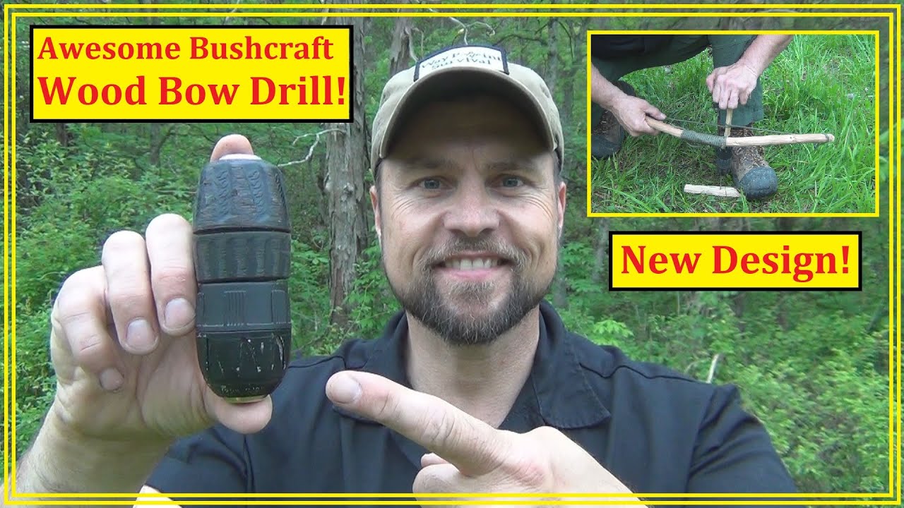 Awesome New Bushcraft Bow Drill For Wood!