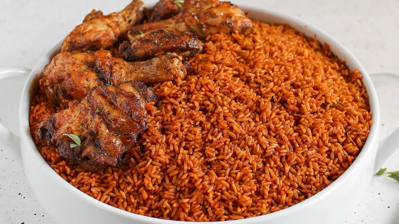 Cooking a Full Pot of Jollof Rice for My Family ❤️