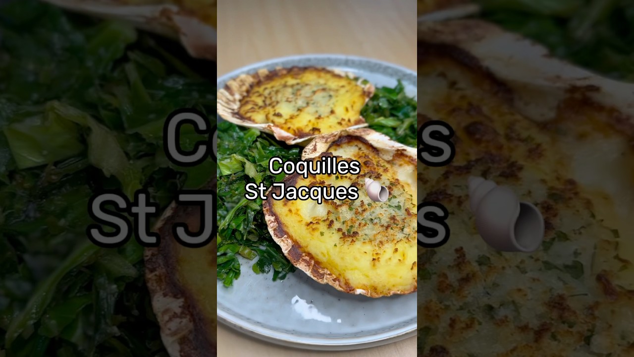 I made Coquilles Saint Jacques for the first ever time! 🇫🇷🐚