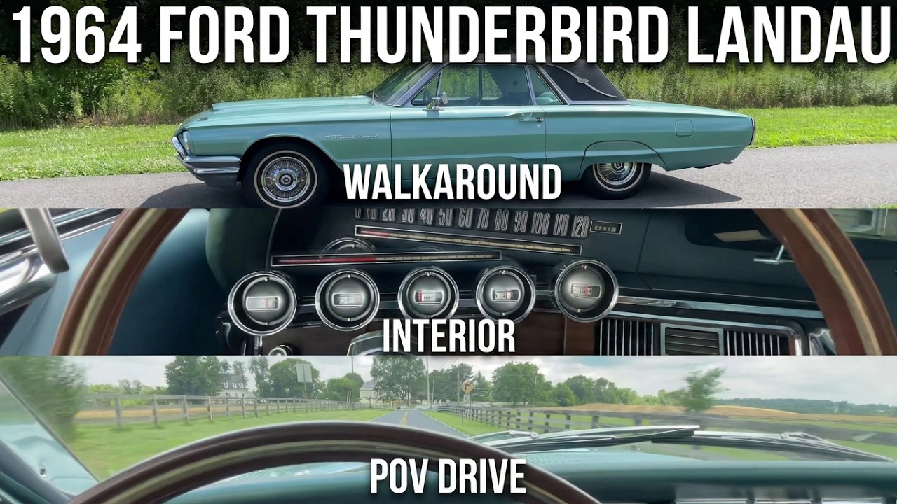 1964 Ford Thunderbird Landau | Drive, Walk Around and Cold Start