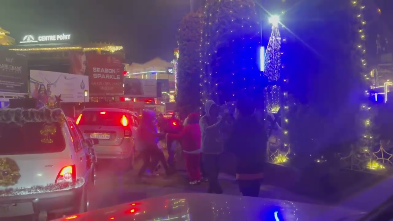 Shillong at Police Bazaar (Khyndai Lad) on Christmas 