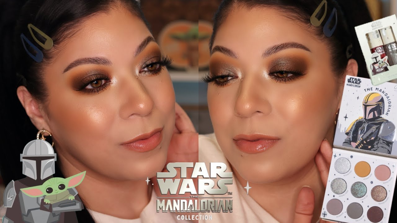 COLOURPOP THE MANDALORIAN COLLECTION!! ROUND 2! | Tutorial | Hazelbeauty89