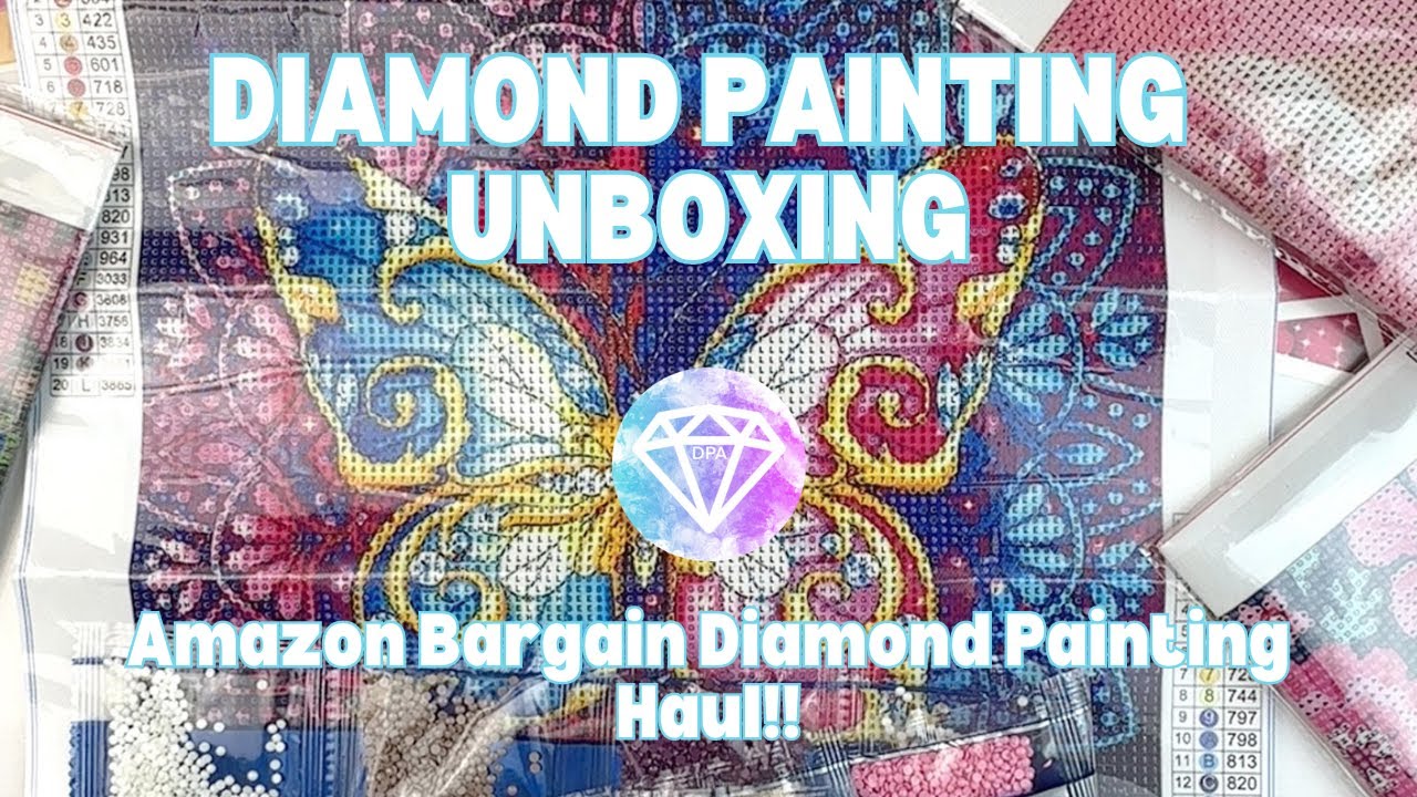 Amazon Bargain Kit Haul!! Kits Under $5!! | Diamond Painting Unboxing