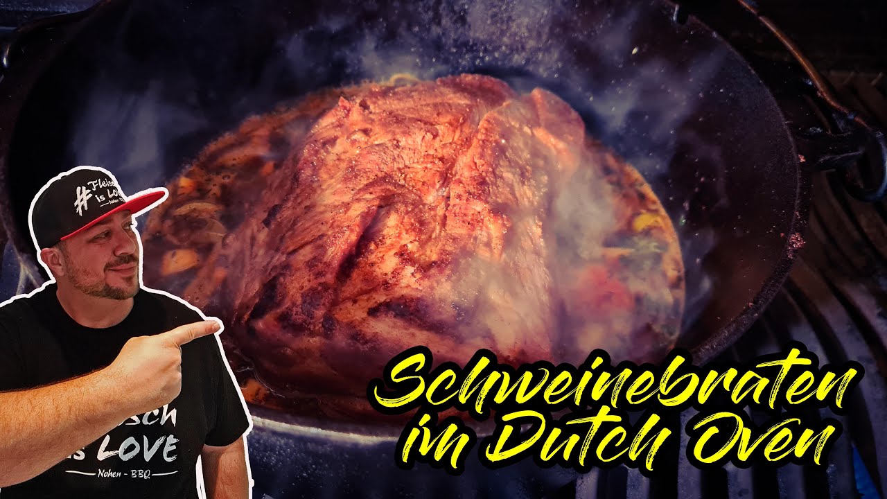 Schweinebraten im Dutch Oven 🔥