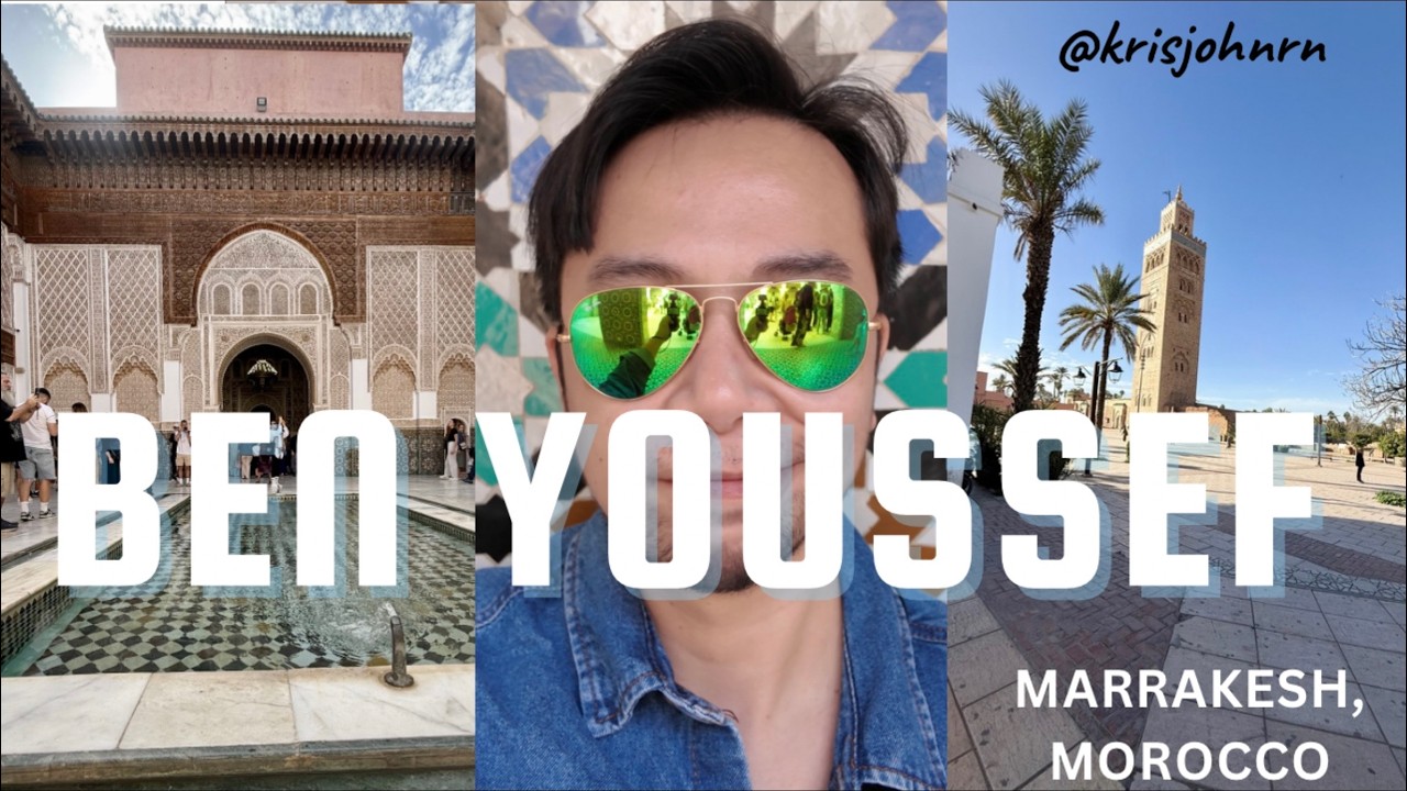 Ben Youssef, Secret Garden, & Souks Walking Tour Part 1 | English / Filipino + VO | krisjohnrn
