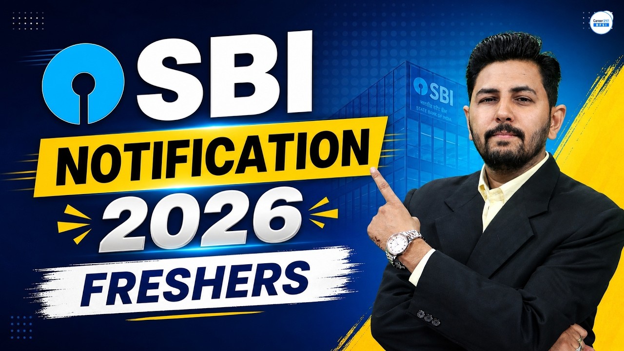 Набор в SBI 2026 | Уведомление SBI 2026 | Работа для выпускников | Уведомление о вакансии SBI PO ...