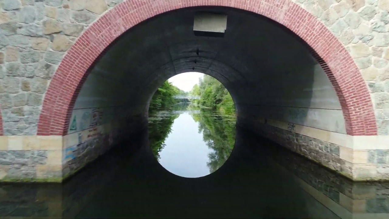 Radtour an der weißen Elster und Karl Heine Kanal in Leipzig 4k