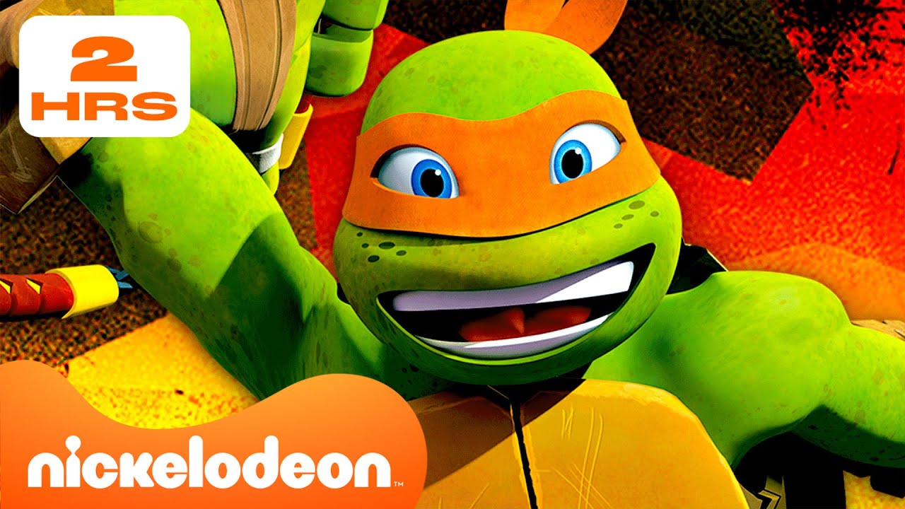 TMNT | Najlepsze walki Mikey'ego z sezonów 3, 4 i 5! 🟠 | 2-godzinna kompilacja | Nickelodeon Polska