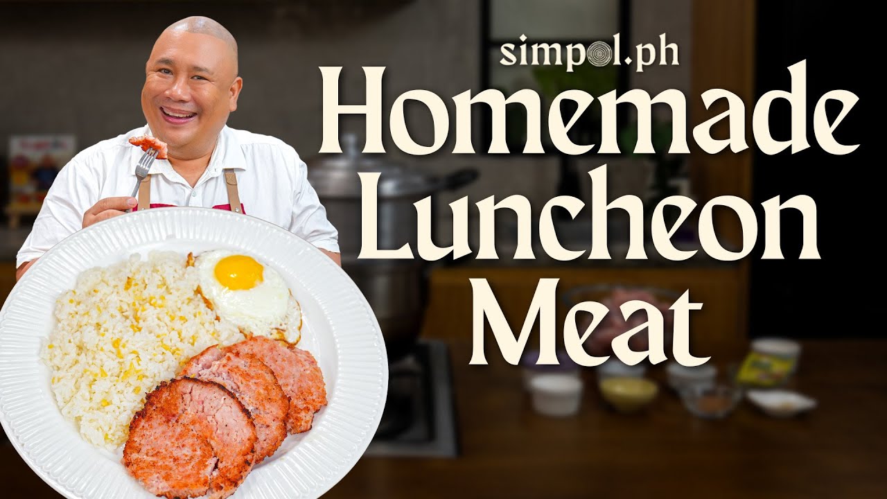 Homemade Luncheon Meat Recipe | Easy Filipino-Style Luncheon Meat by Chef Tatung