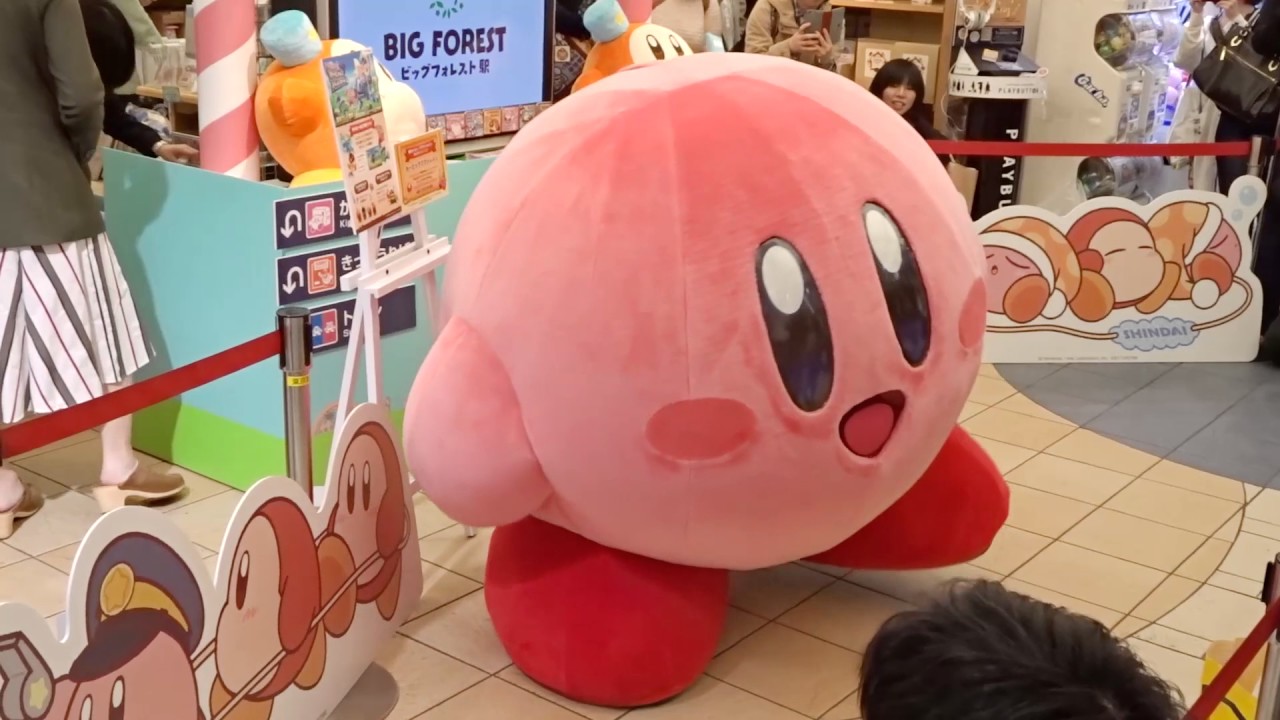 【着ぐるみ】プププトレインのイベントに登場したカービィ（16時の回）
