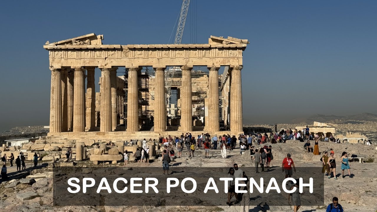 Ateny 2024 - Spacer po największych atrakcjach stolicy Grecji (4K Ultra HD)