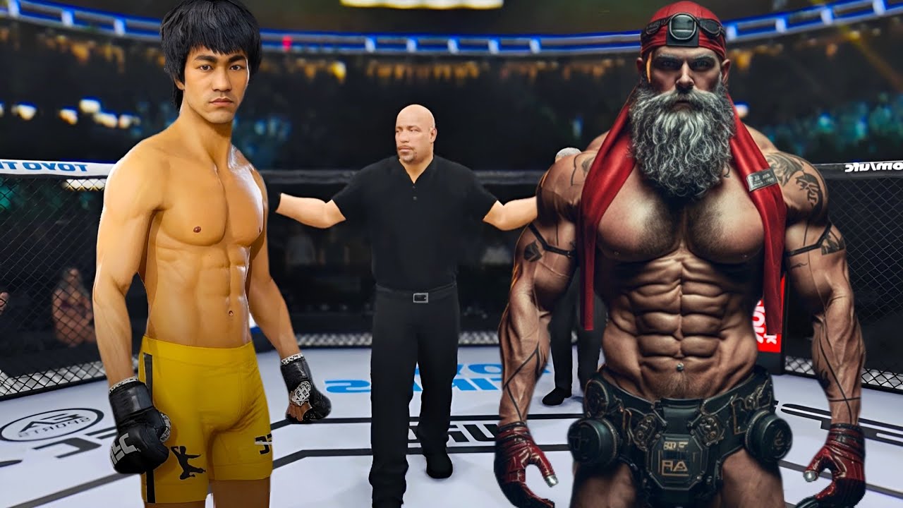 PS5 | Bruce Lee vs. Strong Jock Muscular Jin [EA Sport UFC 4]🥊