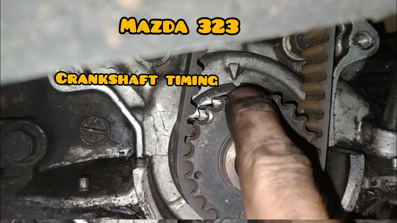 mazda 323 1997  timing belt paano mag palit