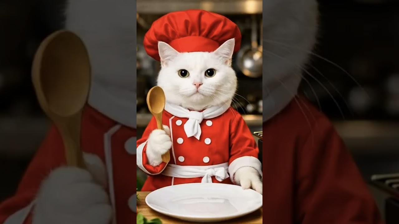 Amazing Cat Cooking Show | Funny & Tasty Recipes 🍕🍔🍣#CookingShow#Compilation