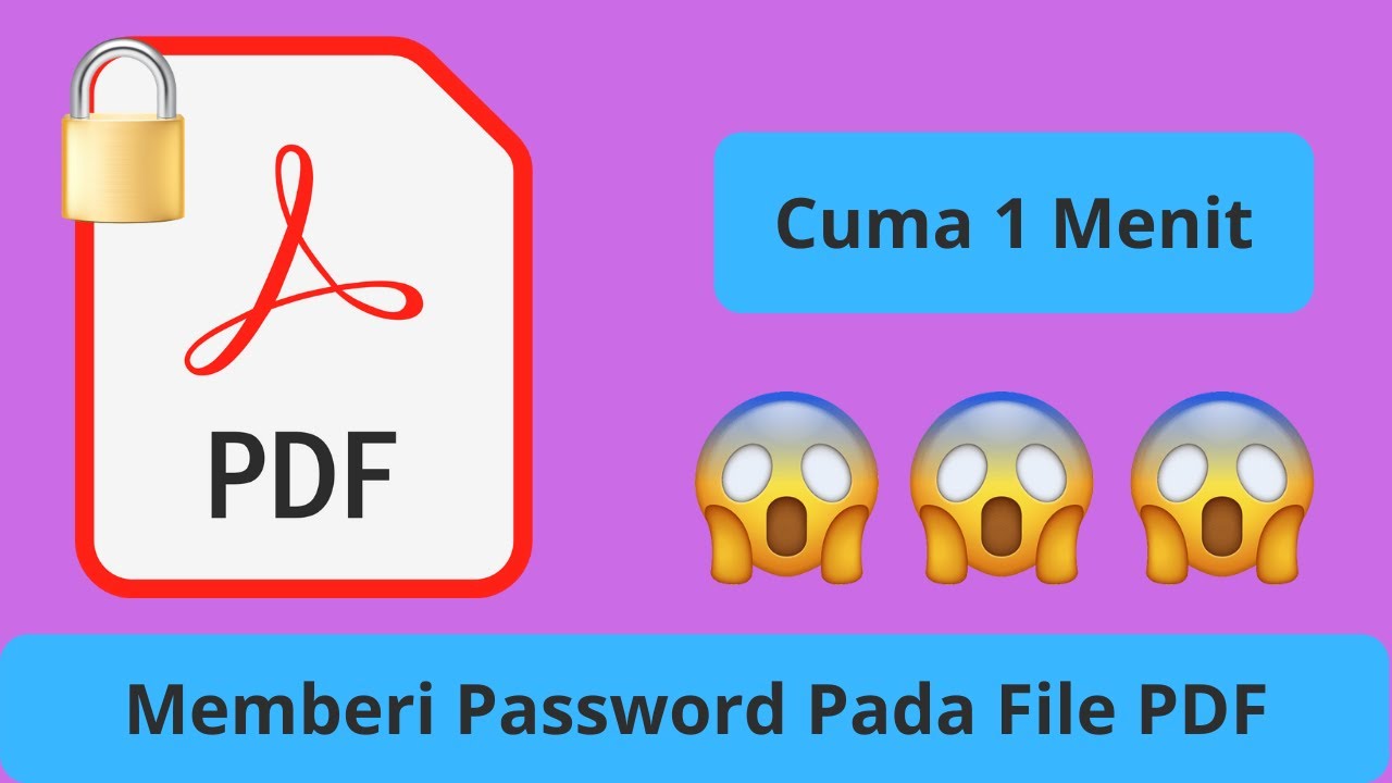 Memberi Password pada File PDF