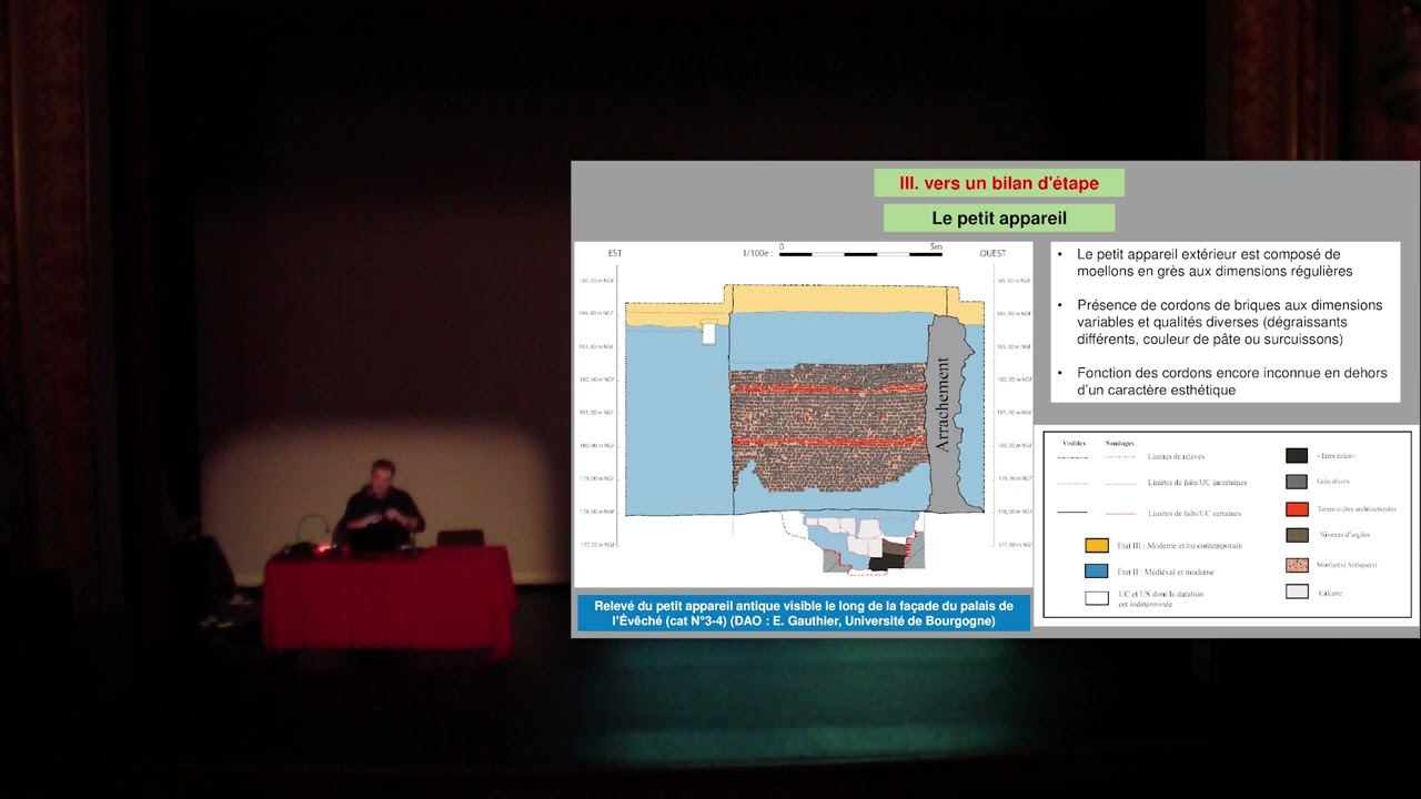 Journée d'actualité archéologique 2024 : l'enceinte tardo-antique de Chalon-sur-Saône.