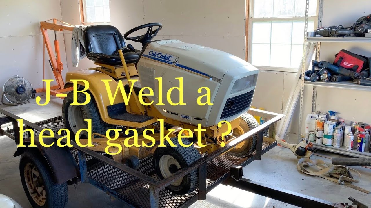 J-B weld head gasket repair cub cadet 1440