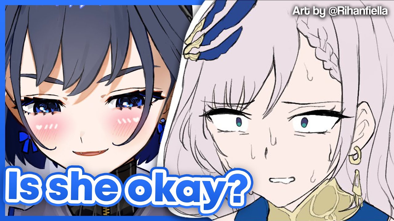 Reine got concerned by Kronii's narcissistic fanfic
