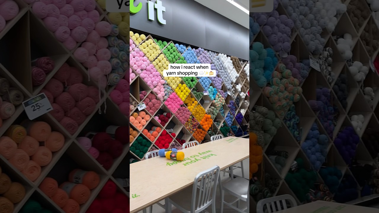 wanna buy every skein of yarn in the store 😔 