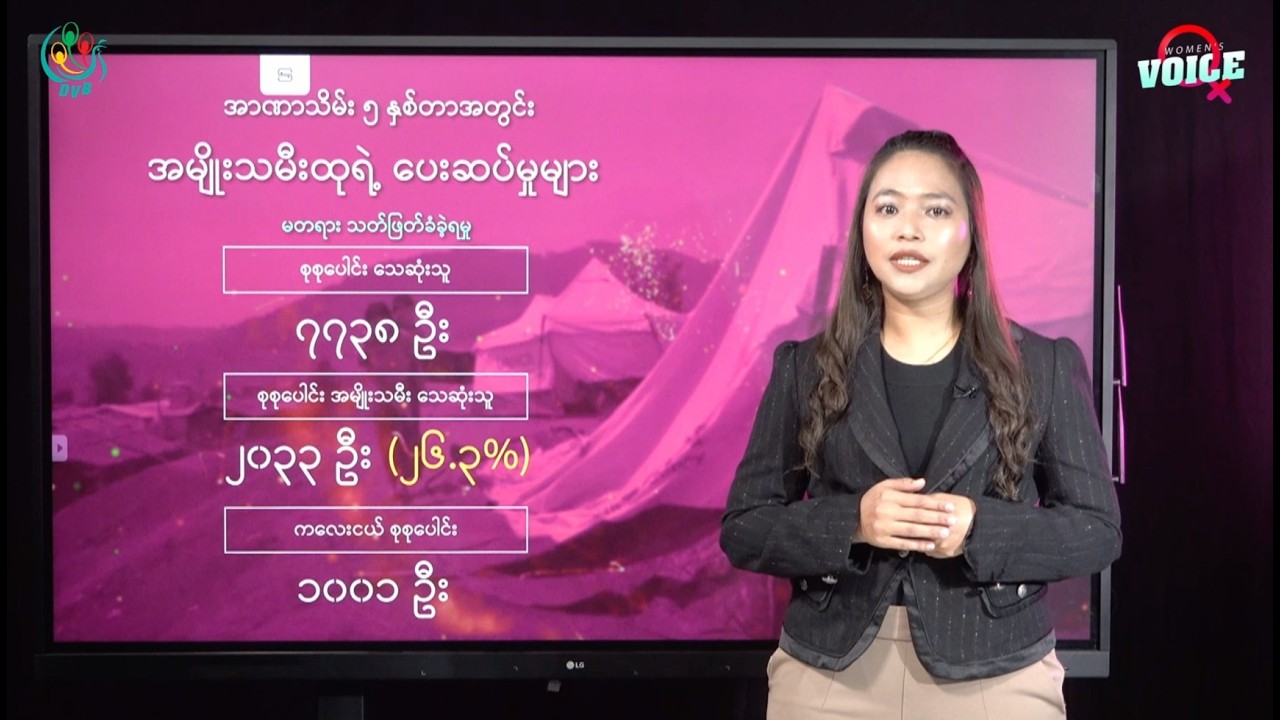 ၅ နှစ်ပြည့်မှာ ကြွေလွင့်ခဲ့ရတဲ့ ၂,၀၀၀ ကျော် - DVB Women's Voice