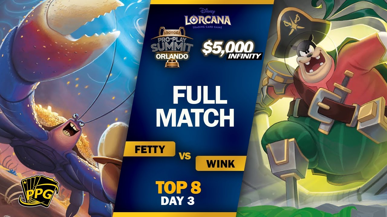 Pro Play Summit Orlando LORCANA INFINITY Top 8 - Steel Sapphire vs Steel Emerald | Pro-Play Games