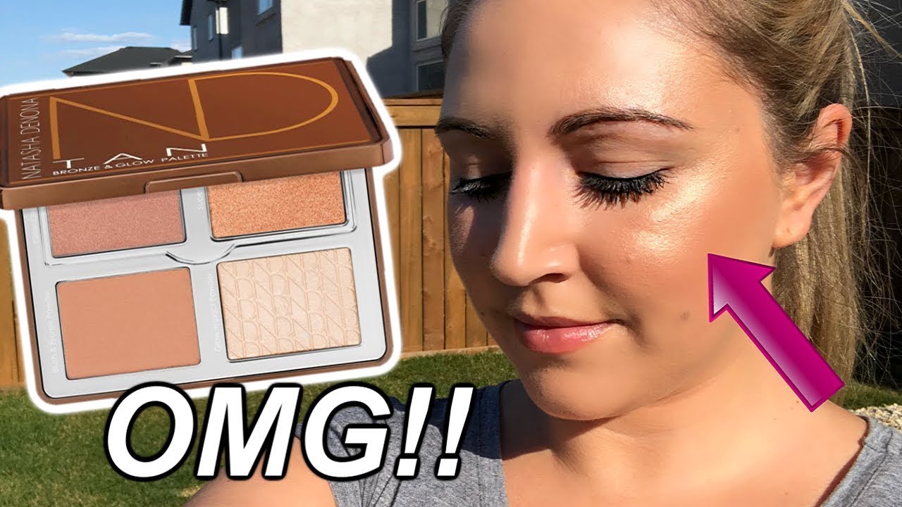 Natasha Denona Tan Bronze & Glow Palette.. OMG!! | Review, Swatches & Try-On 😍