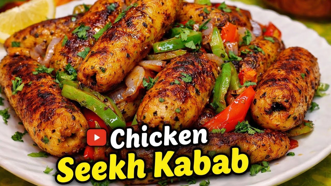 Ramadan Special Juicy Chicken Seekh Kabab at Home 😍 | Better Than Restaurant!