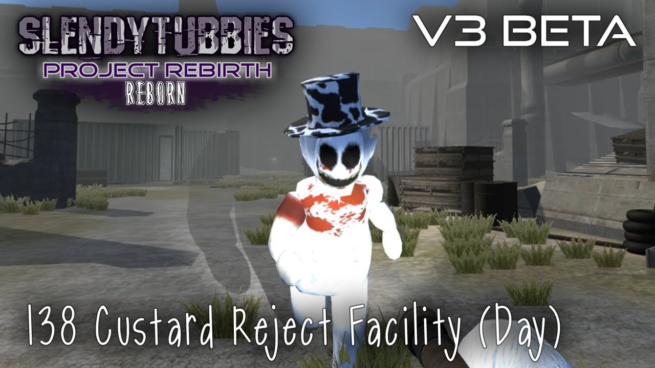 Slendytubbies: Project Rebirth Reborn V3 Beta - Custard Reject Facility (Day) |138|