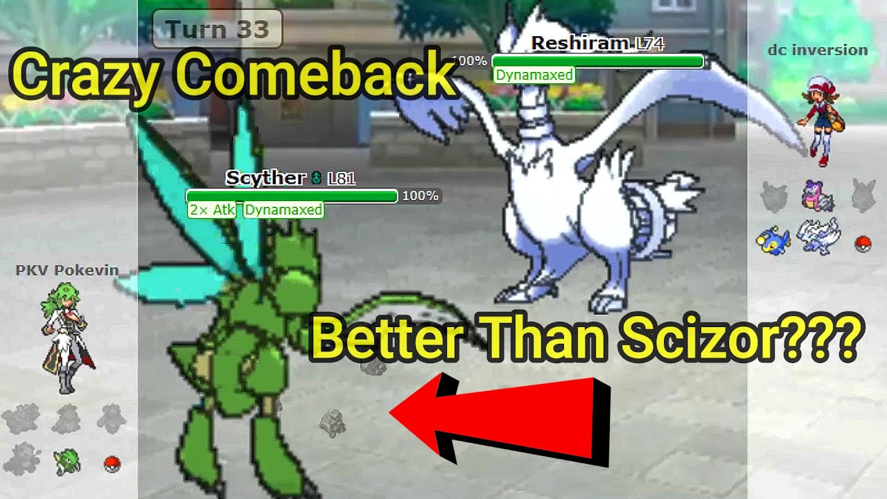 When Scyther Beats a Reshiram (Pokemon Showdown Random Battles) (High Ladder)