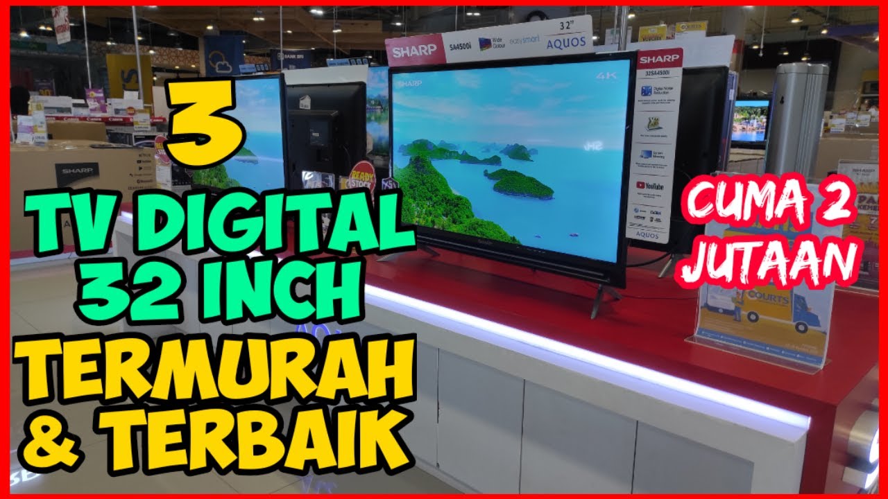 3 TV Digital 32 Inch Murah Dan Terbaik | Digital TV 32 Inch
