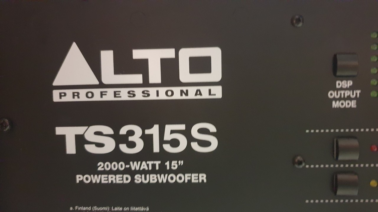 POWERED SUBWOOFER TS315S repair