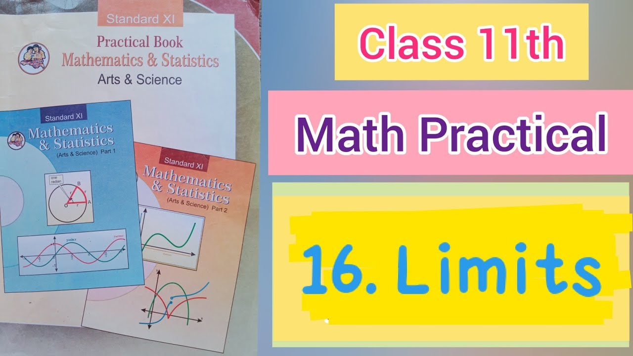 16. Limits। math practical। class 11th। @practical-world