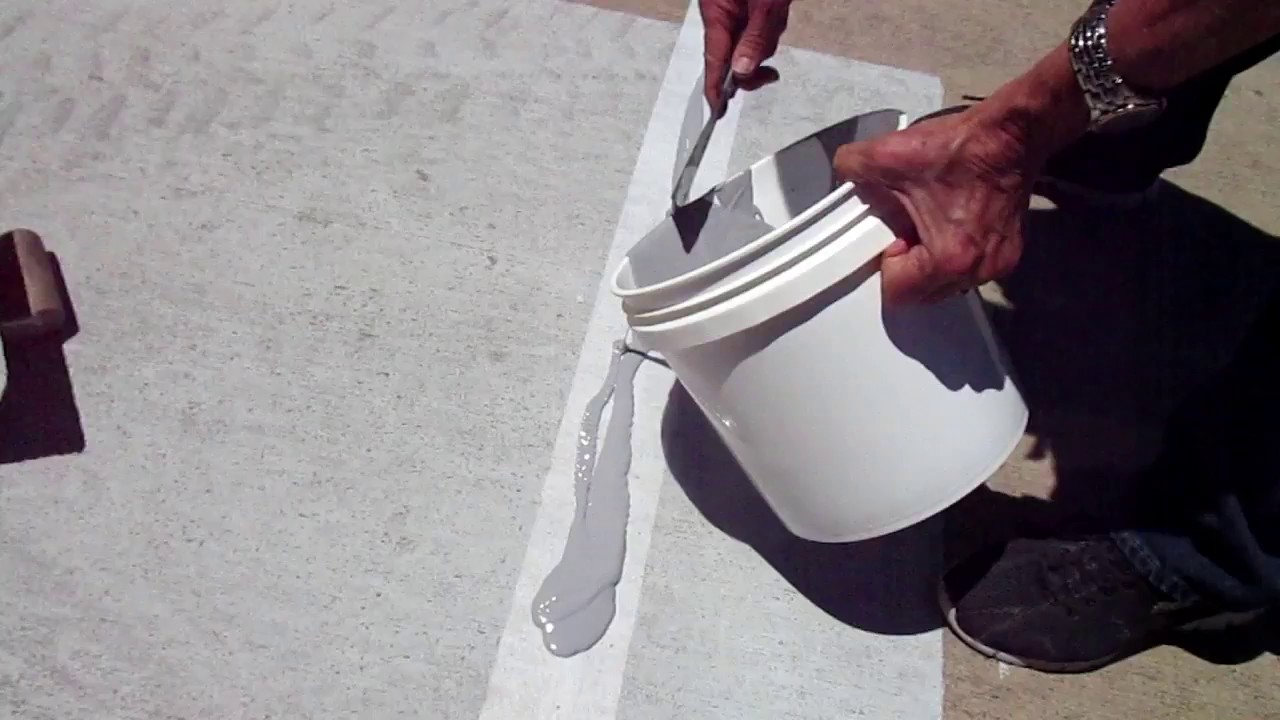 How to install PolyTuff Super Seal Tape Over Concrete