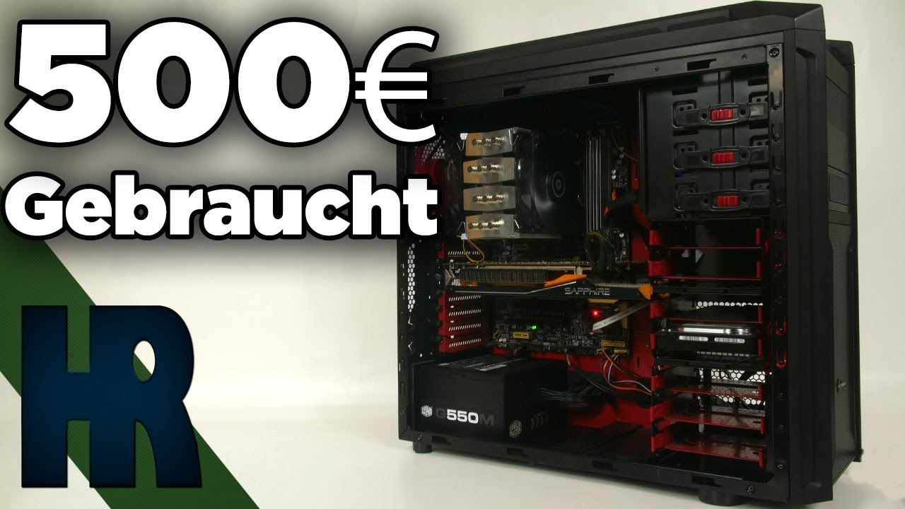 500€ Gaming PC gebraucht 2017 Review Test | i7 R9 290 16GB DDR3 | BF1 GTA V witcher 3 overwatch csgo