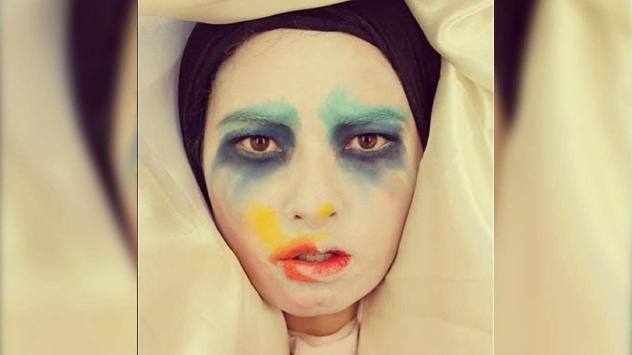 ♡♡lady Gaga Applause Halloween Makeup♡♡ - Maquillaje Halloween♡♡