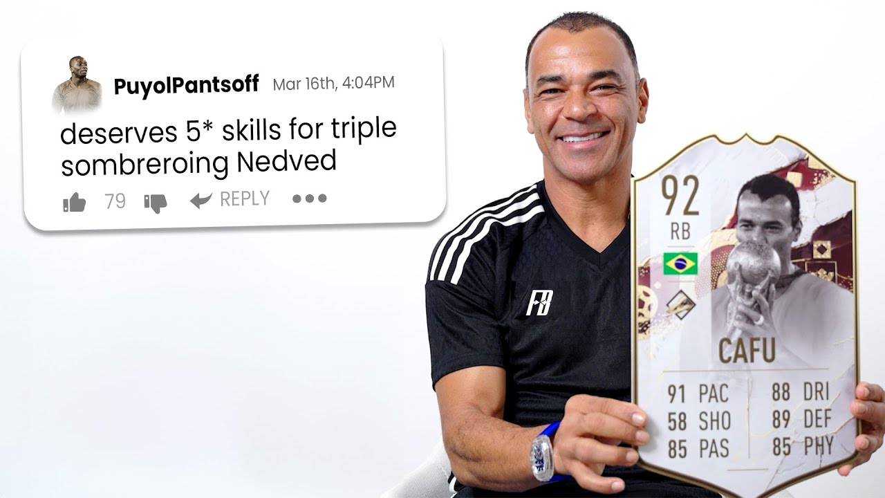 ICON Cafu REACTS to FUTBIN Comments!