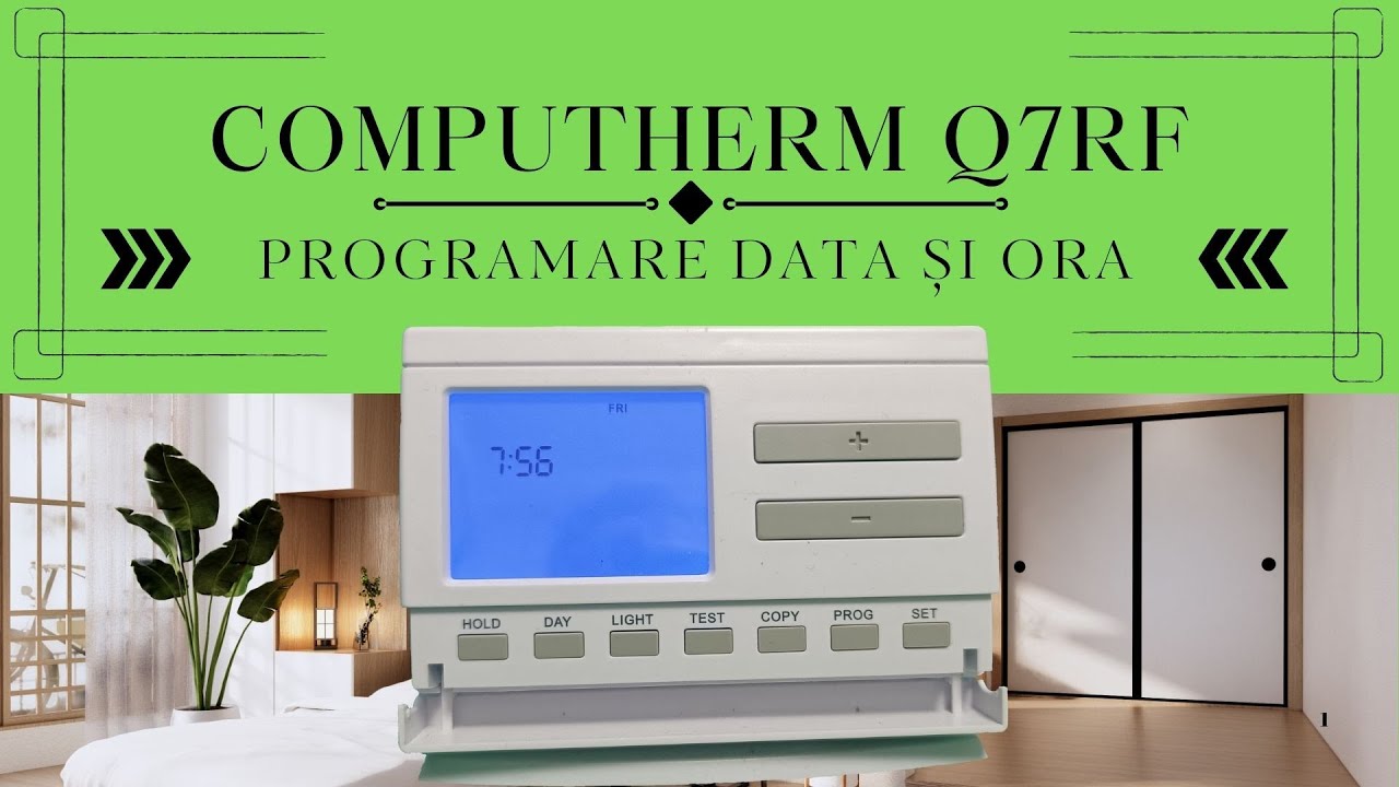 Ghid Rapid: Setează Ora și Data pe Q7RF în 5 Minute – Fără Complicații
