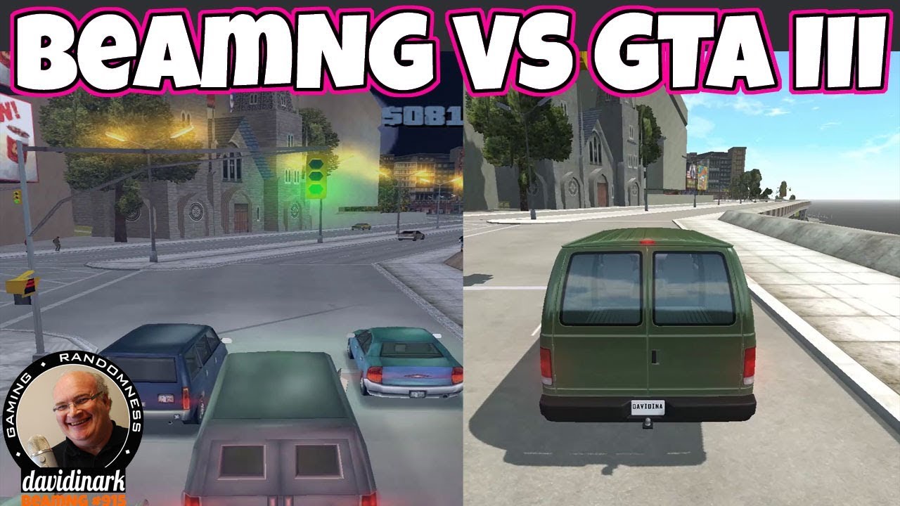 BEAMNG DRIVE vs GTA III - Liberty City Map Mod
