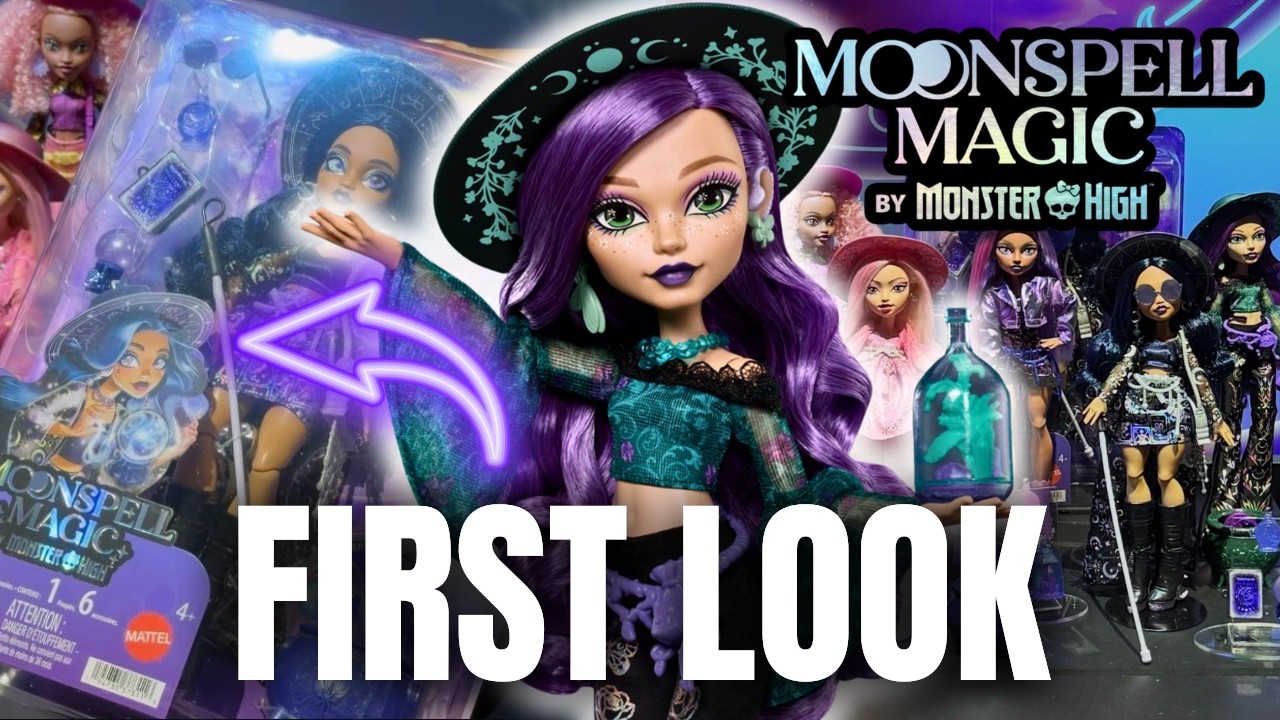 Moonspell Magic By Monster High NEW images of the dolls! FIRST LOOK 🌙